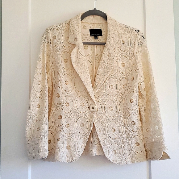 Cynthia Rowley Jackets & Blazers - Boho Lace Blazer by Cynthia Rowley size Large